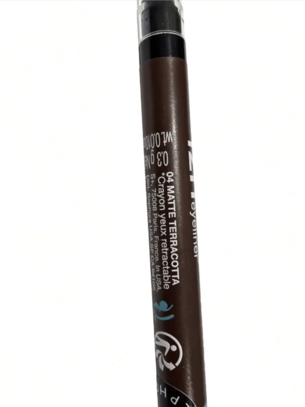 Sephora 12HR Retractable Eyeliner Matte Terracotta New